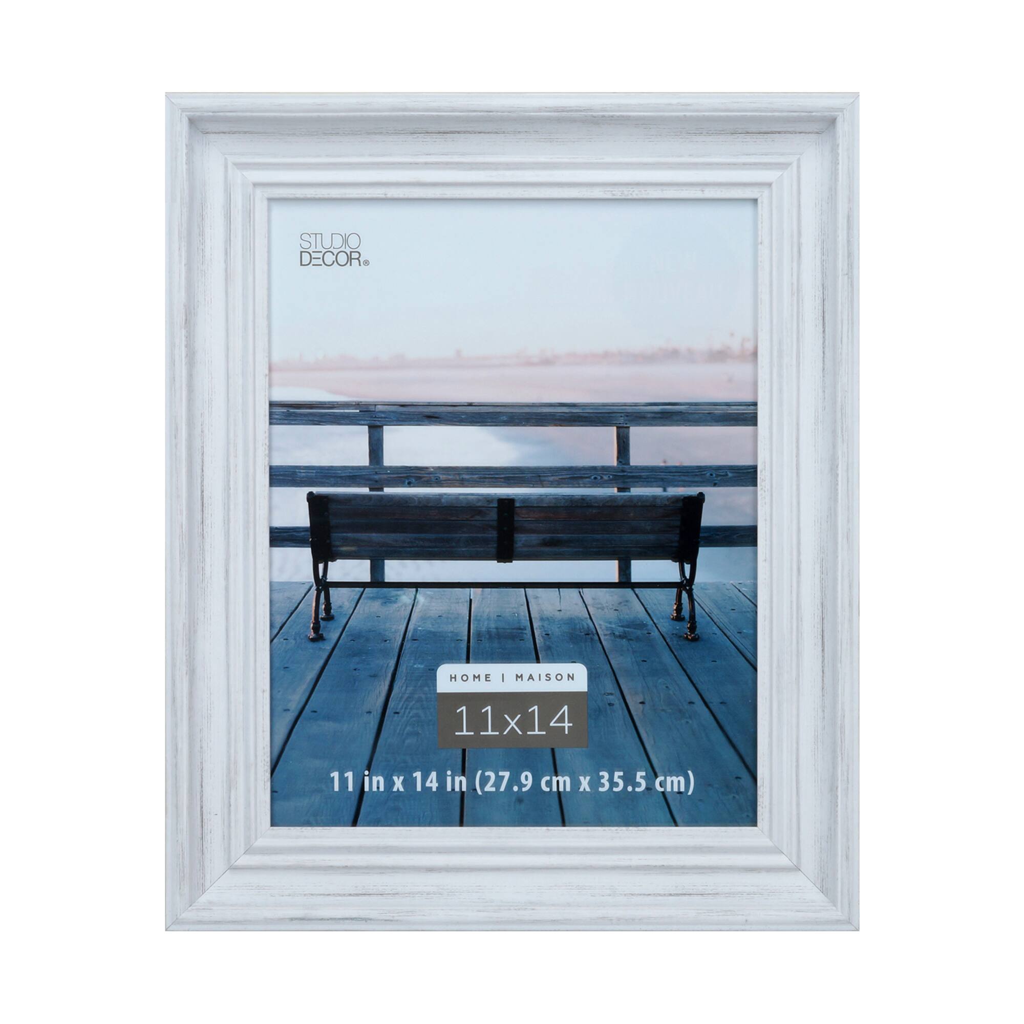 Home White Distressed Catalina Frame by Studio Décor